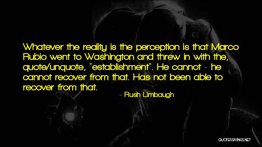 Perception Is Not Reality Quotes By Rush Limbaugh Perception Is Not Reality Quotes By Rush Limbaugh