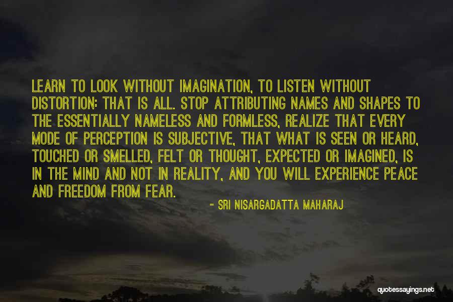 Perception Is Not Reality Quotes By Sri Nisargadatta Maharaj Perception Is Not Reality Quotes By Sri Nisargadatta Maharaj