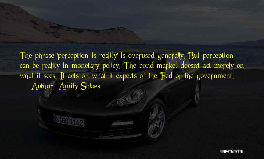 Perception Is Reality Quotes By Amity Shlaes