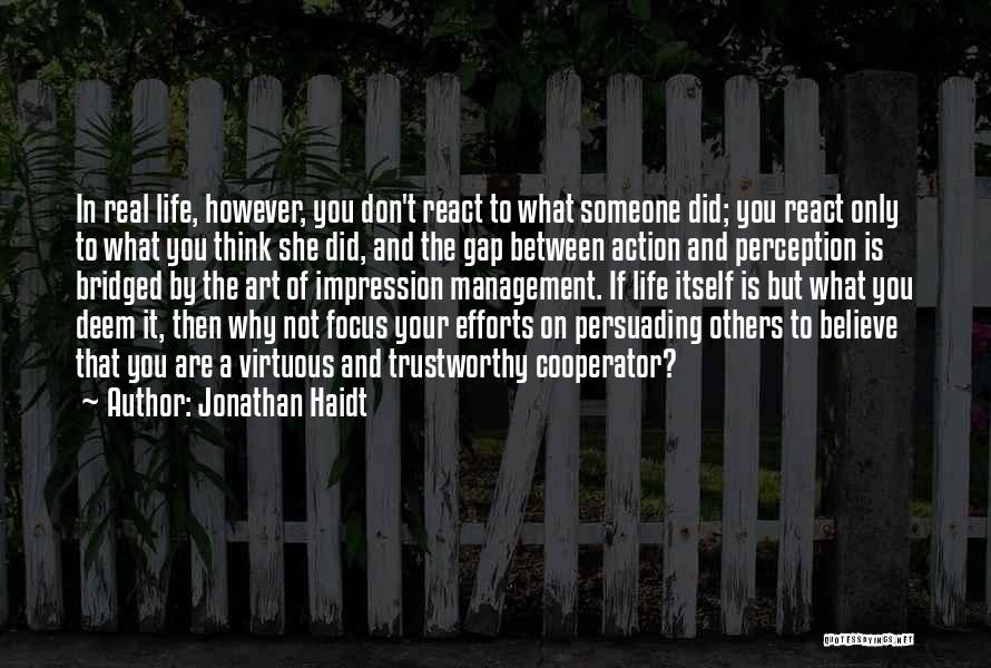 Perception Of Art Quotes By Jonathan Haidt