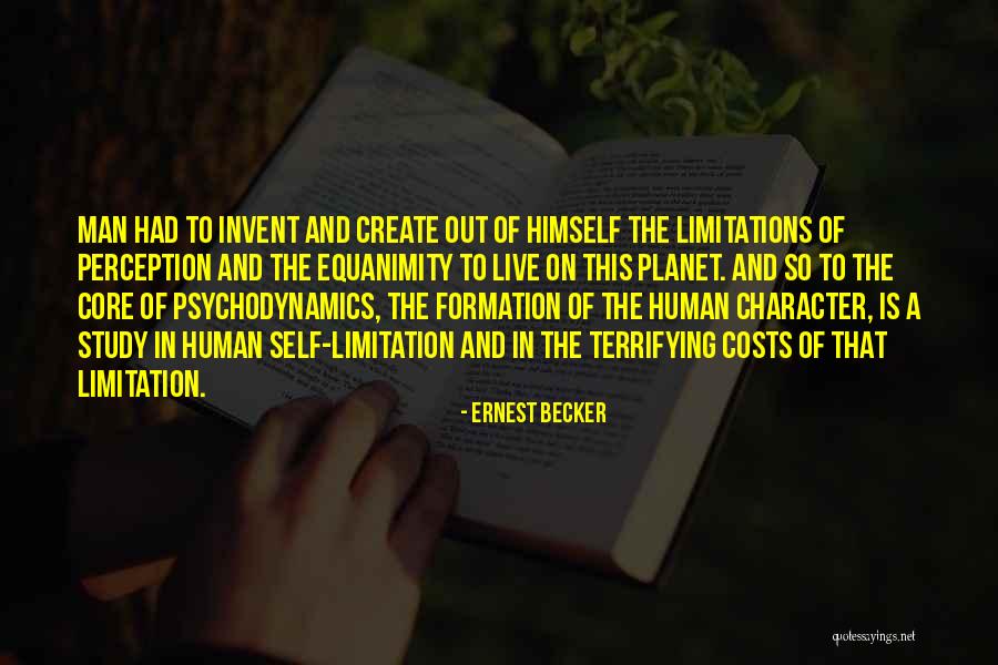 Perception Of Self Quotes By Ernest Becker Perception Of Self Quotes By Ernest Becker