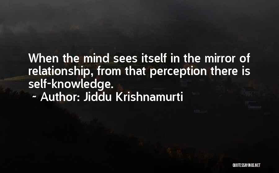 Perception Of Self Quotes By Jiddu Krishnamurti