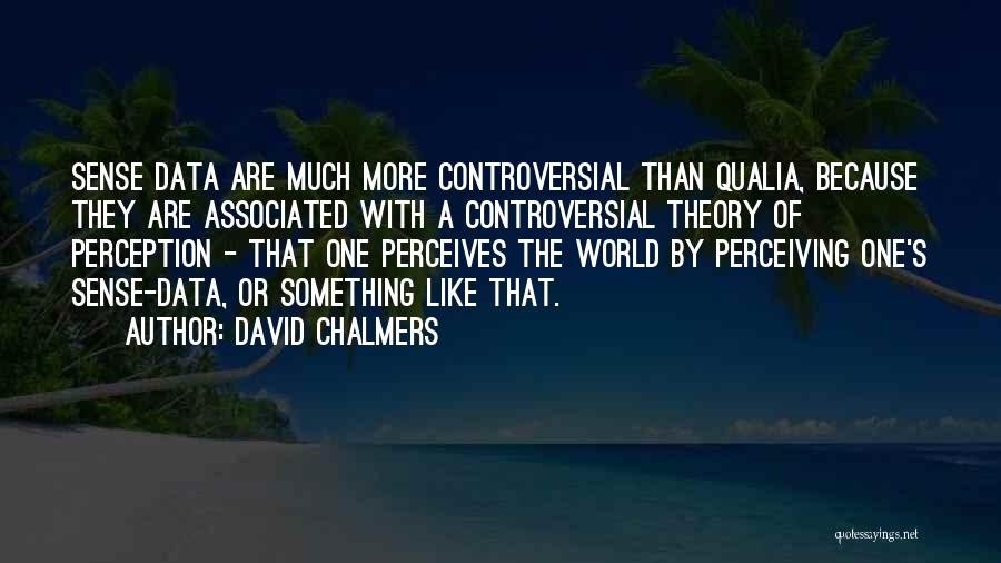 Perception Of The World Quotes By David Chalmers
