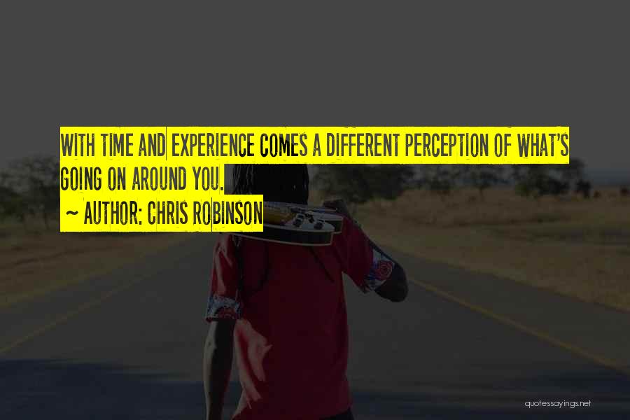 Perception Of Time Quotes By Chris Robinson