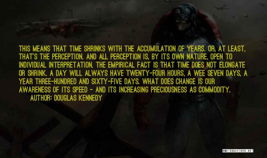 Perception Of Time Quotes By Douglas Kennedy