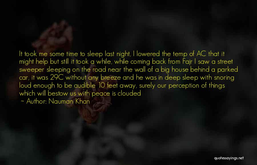 Perception Of Time Quotes By Nauman Khan