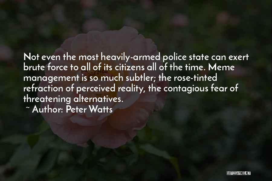 Perception Of Time Quotes By Peter Watts