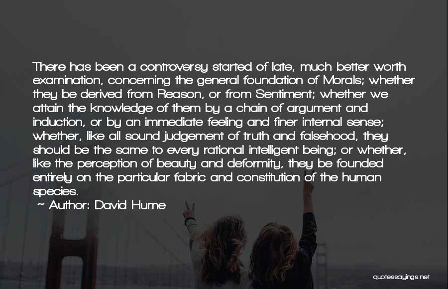 Perception Of Truth Quotes By David Hume