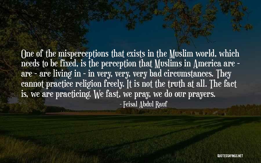 Perception Of Truth Quotes By Feisal Abdul Rauf