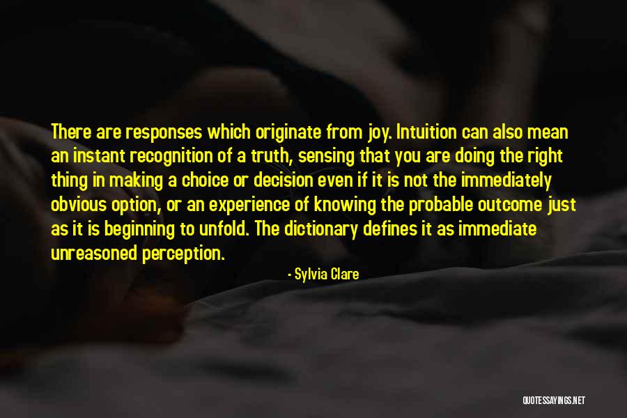 Perception Of Truth Quotes By Sylvia Clare