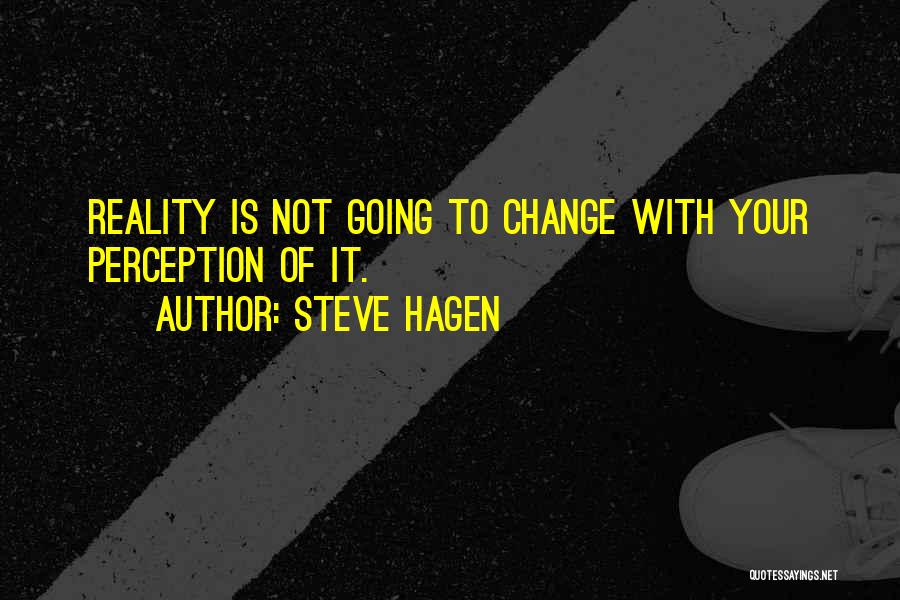 Perception Reality Quotes By Steve Hagen