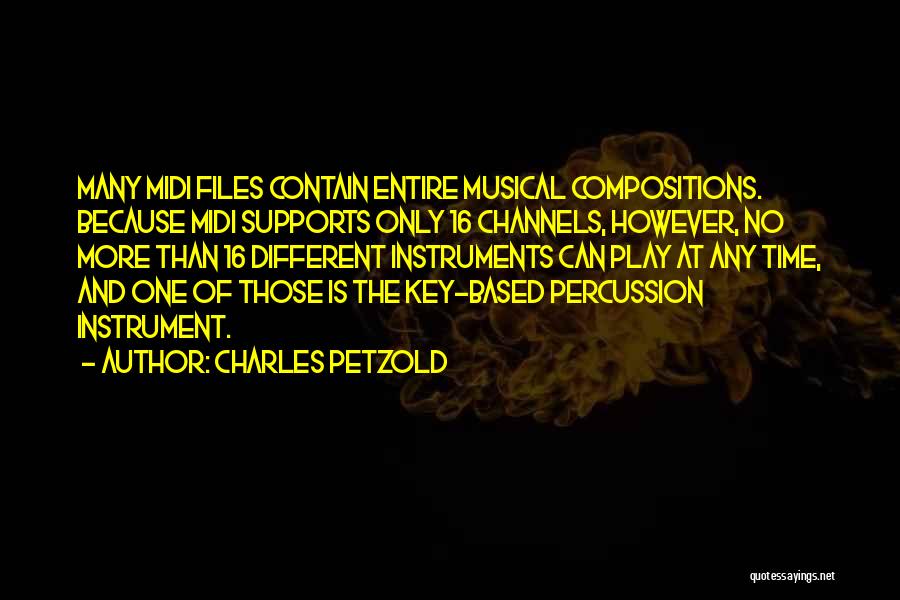 Percussion Quotes By Charles Petzold