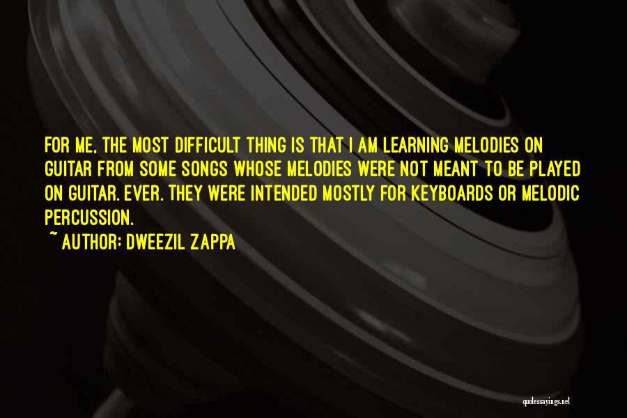 Percussion Quotes By Dweezil Zappa