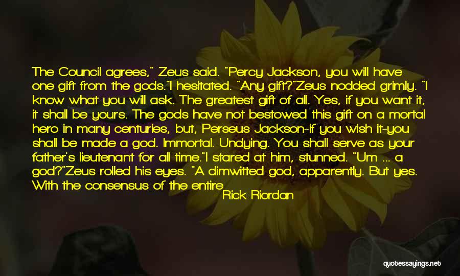 Percy And Poseidon Quotes By Rick Riordan