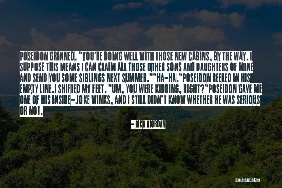 Percy And Poseidon Quotes By Rick Riordan Percy And Poseidon Quotes By Rick Riordan
