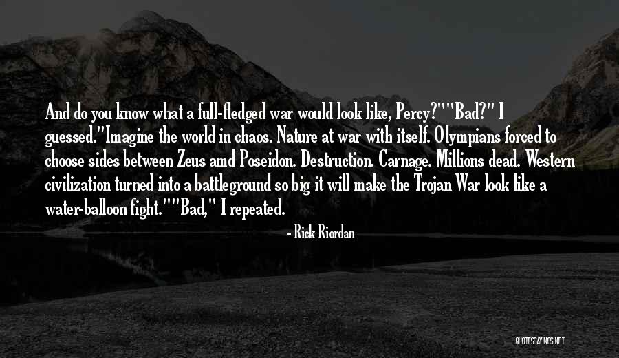 Percy And Poseidon Quotes By Rick Riordan