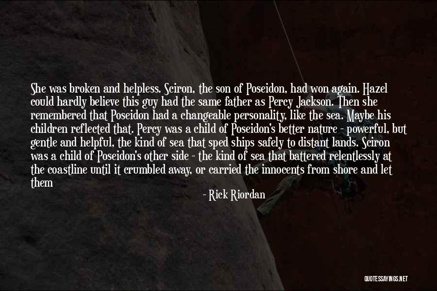 Percy And Poseidon Quotes By Rick Riordan