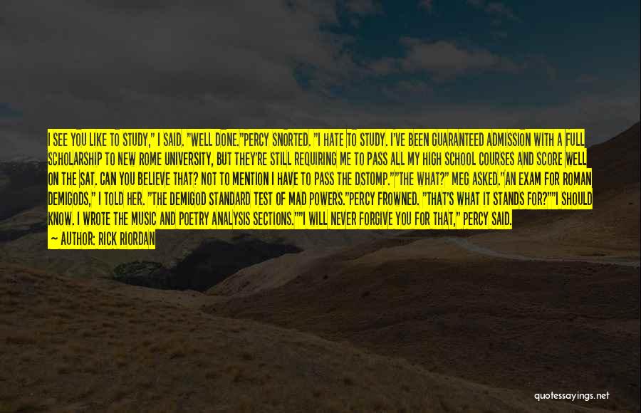 Percy Jackson Demigod Quotes By Rick Riordan