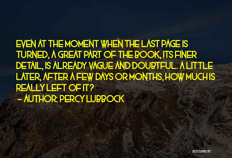 Percy Lubbock Quotes 1164520