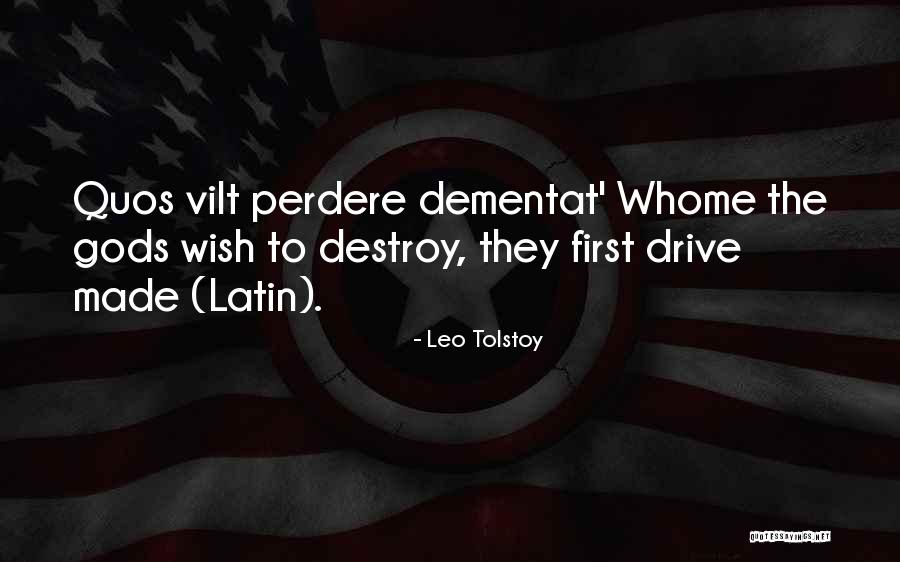 Perdere Latin Quotes By Leo Tolstoy Perdere Latin Quotes By Leo Tolstoy