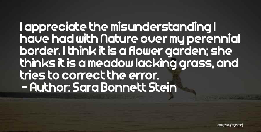 Perennial Flower Quotes By Sara Bonnett Stein