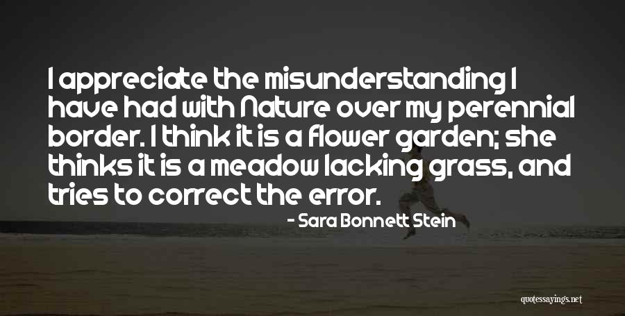 Perennial Flower Quotes By Sara Bonnett Stein