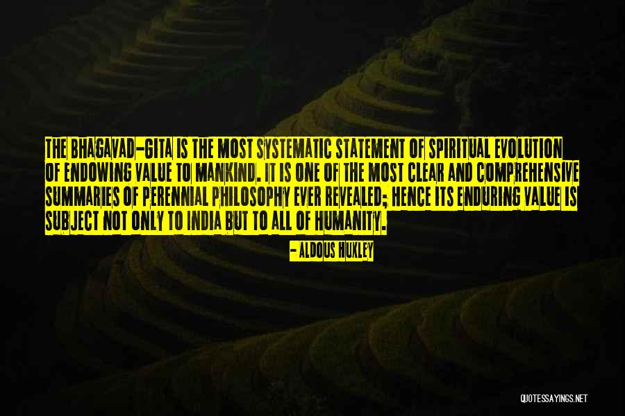 Perennial Philosophy Quotes By Aldous Huxley