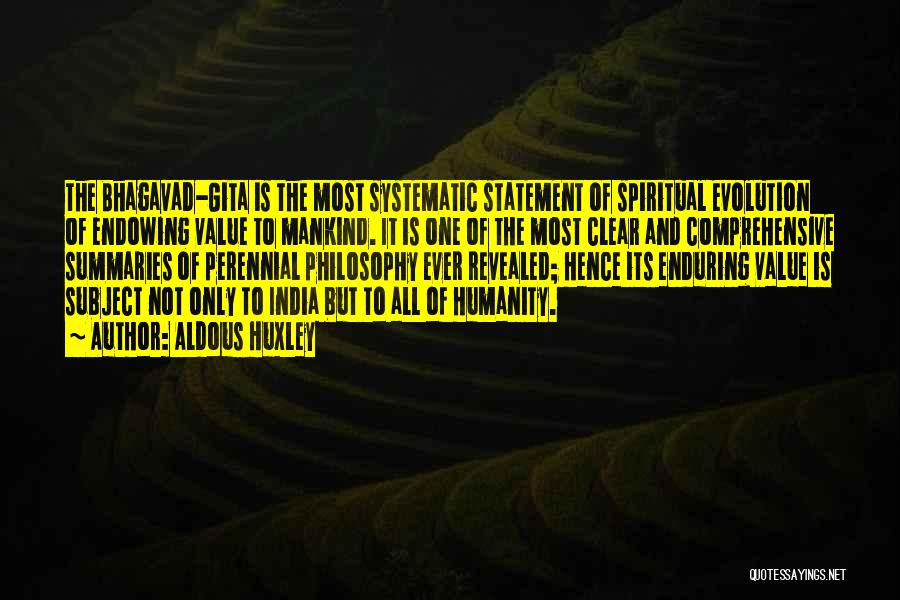 Perennial Quotes By Aldous Huxley