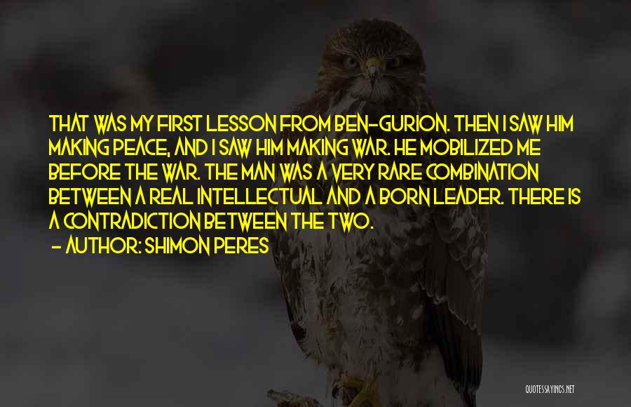 Peres Quotes By Shimon Peres