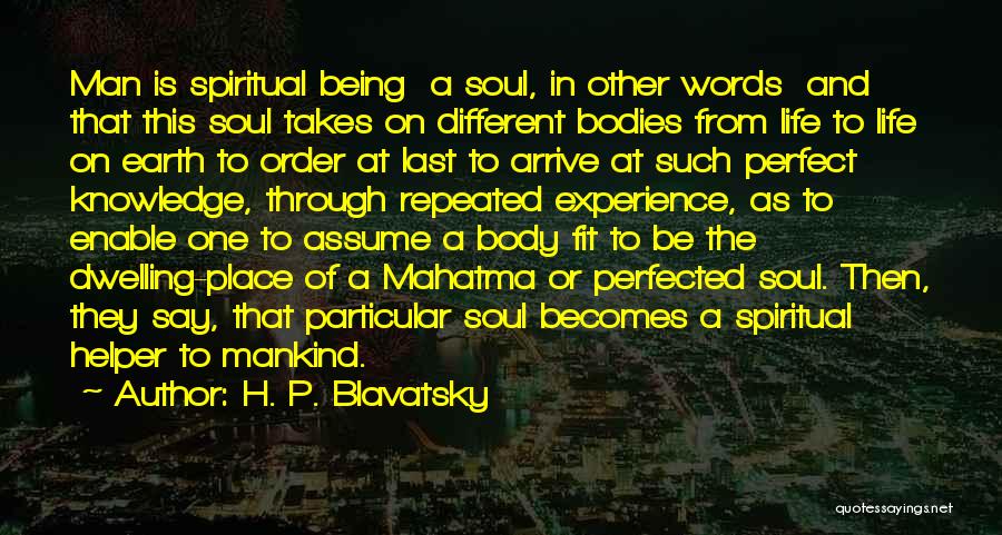 Perfect Fit Quotes By H. P. Blavatsky