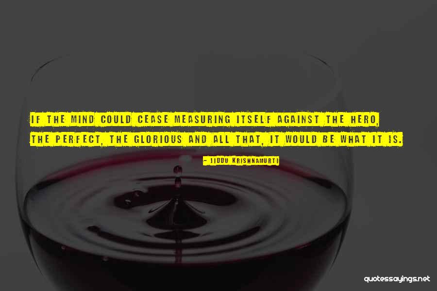 Perfect Hero Quotes By Jiddu Krishnamurti Perfect Hero Quotes By Jiddu Krishnamurti