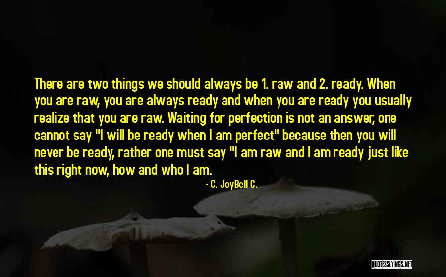 Perfect Life Quotes By C. JoyBell C.