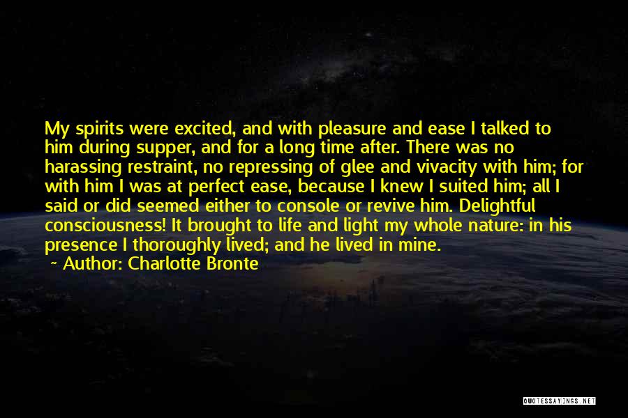 Perfect Love Life Quotes By Charlotte Bronte