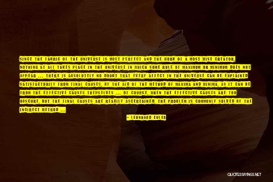 Perfect Place Quotes By Leonhard Euler Perfect Place Quotes By Leonhard Euler