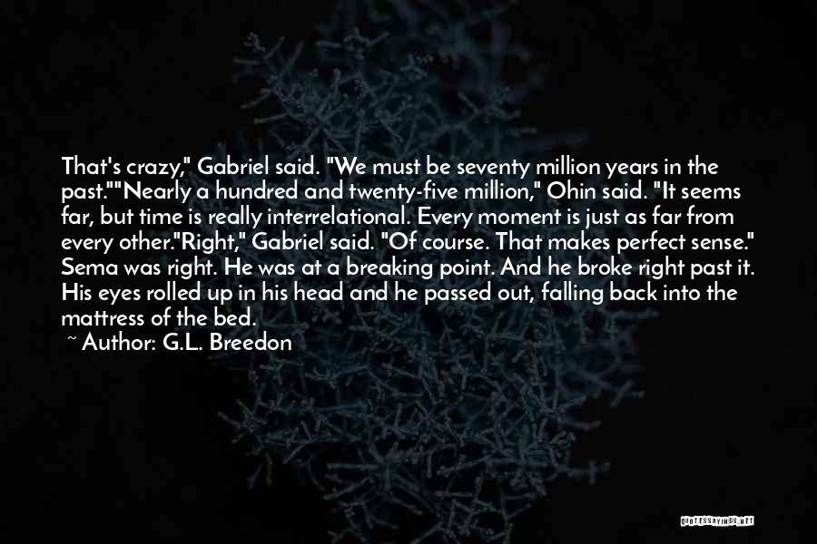 Perfect Sense Quotes By G.L. Breedon