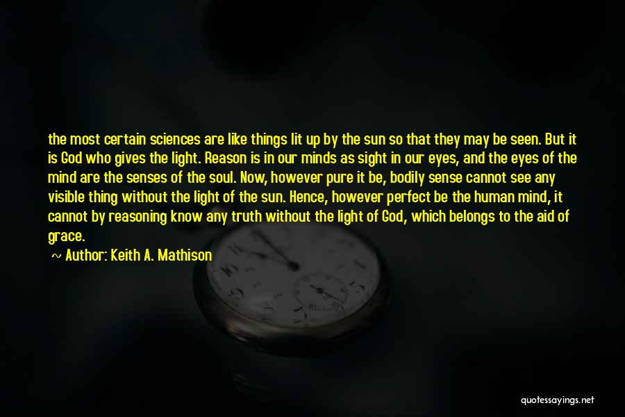 Perfect Sight Quotes By Keith A. Mathison