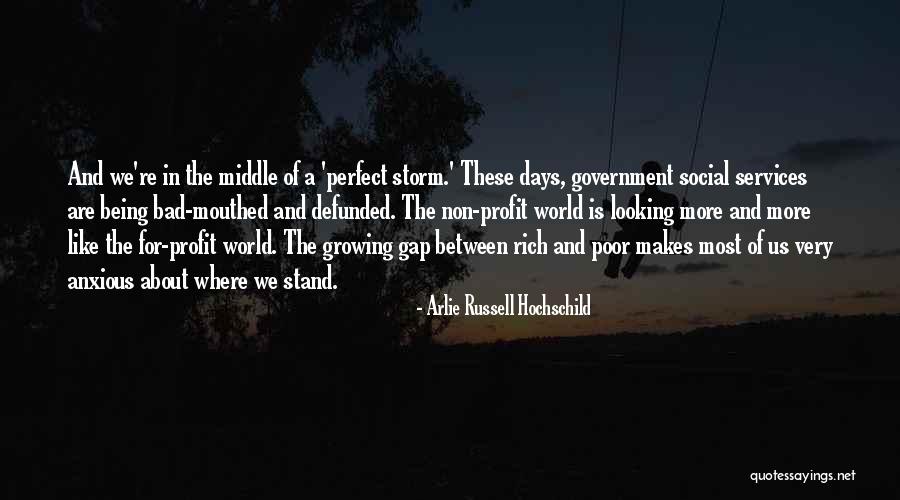 Perfect Storm Quotes By Arlie Russell Hochschild Perfect Storm Quotes By Arlie Russell Hochschild