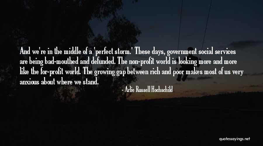 Perfect Storm Quotes By Arlie Russell Hochschild