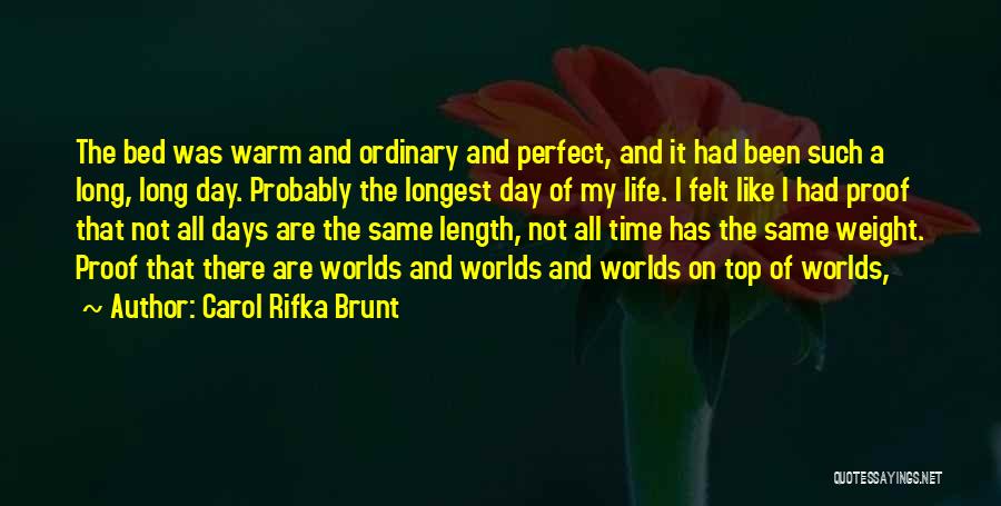 Perfect Worlds Quotes By Carol Rifka Brunt