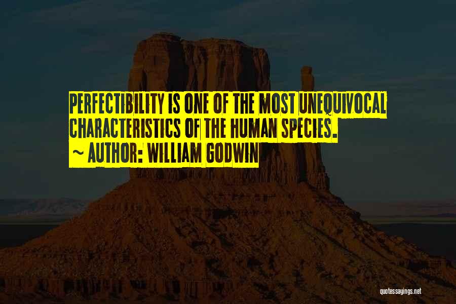 Perfectibility Quotes By William Godwin