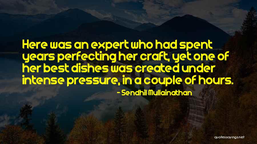 Perfecting My Craft Quotes By Sendhil Mullainathan Perfecting My Craft Quotes By Sendhil Mullainathan