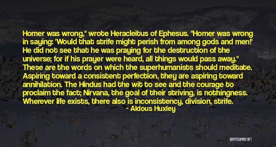 Perfection Exists Quotes By Aldous Huxley Perfection Exists Quotes By Aldous Huxley