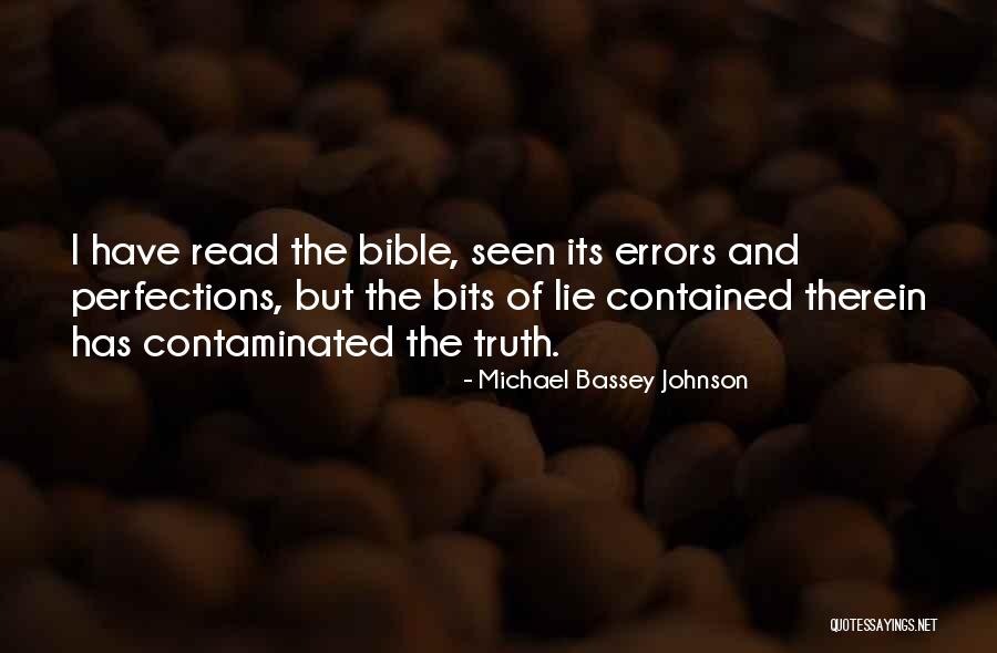 Perfection In The Bible Quotes By Michael Bassey Johnson