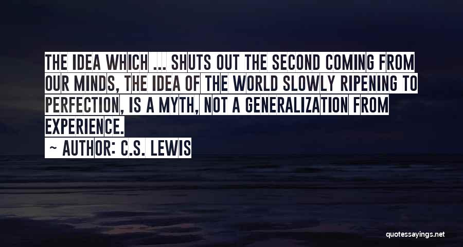 Perfection Is A Myth Quotes By C.S. Lewis