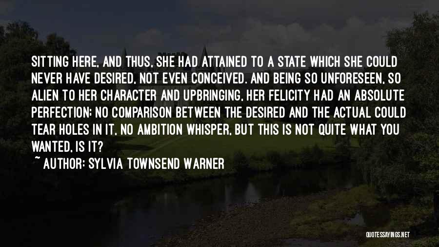 Perfection Is You Quotes By Sylvia Townsend Warner