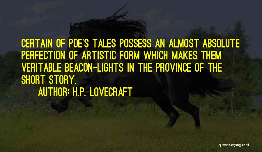 Perfection Short Quotes By H.P. Lovecraft