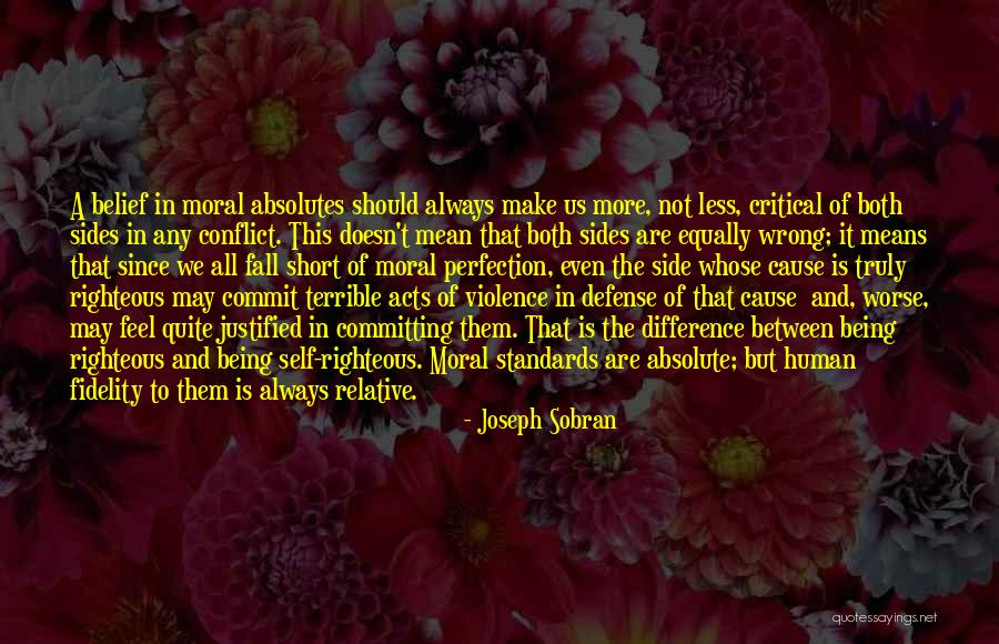 Perfection Short Quotes By Joseph Sobran Perfection Short Quotes By Joseph Sobran