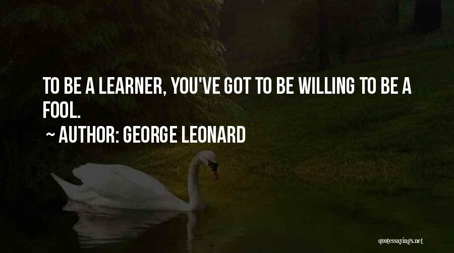 Perfectionism Quotes By George Leonard