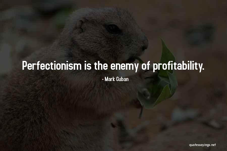 Perfectionism Quotes By Mark Cuban Perfectionism Quotes By Mark Cuban