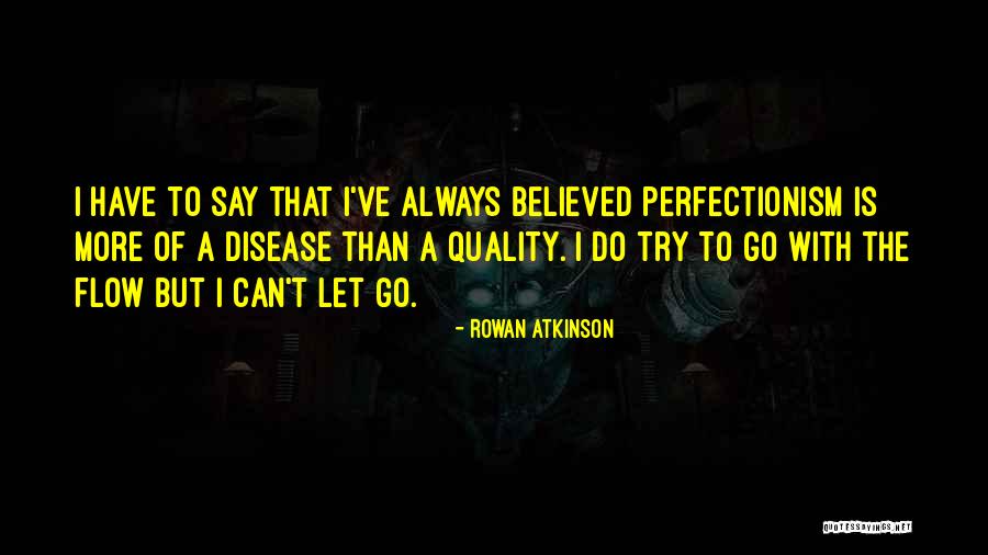 Perfectionism Quotes By Rowan Atkinson